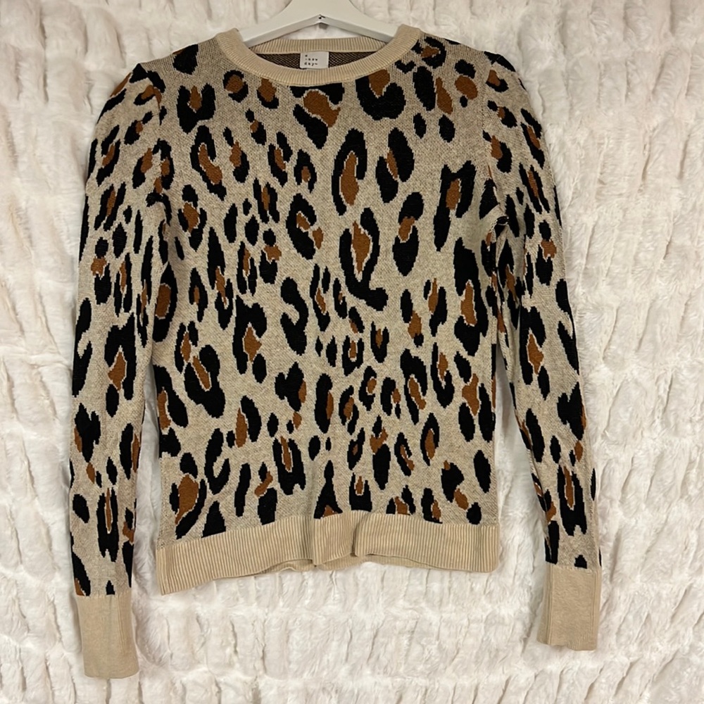 Animal Print Sweater